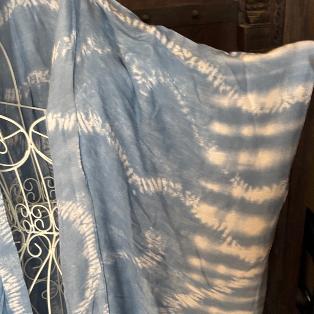 Modena Blue Tie-Dye Kimono - Picture 4 of 4